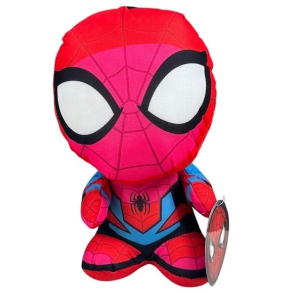 Marvel Spider-Man Plush Toy Good Stuff 10" Red & Blue Superhero Stuffed Figure - Picture 1 of 7